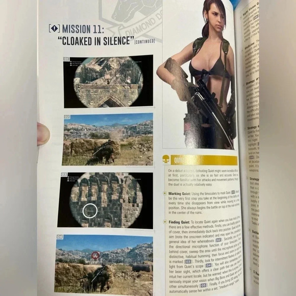 Metal Gear Solid V The Phantom  Pain - Game Guide w/ Map Poster - Picture 7 of 16